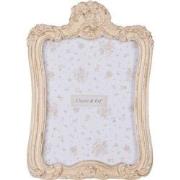 Clayre & Eef Fotolijst 13x18 cm Beige Kunststof Glas