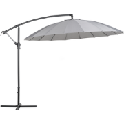 Beliani CALABRIA II - Cantilever parasol-Grijs-Polyester