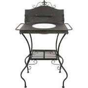 Clayre & Eef Kaptafel  72x48x114 cm Bruin Groen Ijzer