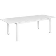 Beliani SKALOMA - Tuintafel-Wit-Aluminium