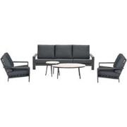 Garden Impressions Coba loungeset 5-delig - 2 Lucas bijzettafels - don...