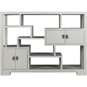 Fine Asianliving Chinese Boekenkast Open Kast Moonshine Greige -