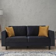 2-zits Bank Kale Velvet Antraciet