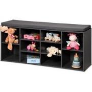 Kesper Schoenenbank kussen 10 vaks 103,5x29,5x48cm - Grijs