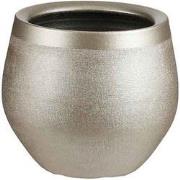 Mica Decorations douro ronde bloempot goud maat in cm: 18 x 20