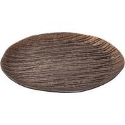 PTMD Schaal Grail - 32x32x2 cm - Aluminium - Goud