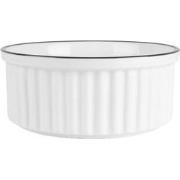 Clayre & Eef Kom 650 ml Wit Keramiek Rond