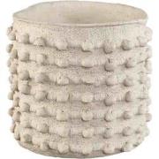 PTMD Bloempot Alfons - 31x31x28 cm - Cement - Grijs