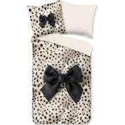 Pure Glamour Fur Dekbedovertrek Off-white-1-persoons (140 x 200/220 cm...