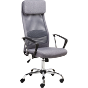 Beliani PIONEER - Bureaustoel-Grijs-Polyester