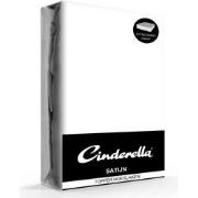 Cinderella Topper Hoeslaken Satijn White-160 x 210 cm
