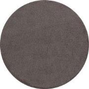Tapijtenloods Basics Effen Rond Vloerkleed Bruin Laagpolig- 120 CM RON...