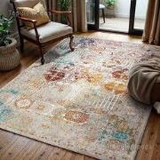 Tapijtenloods Picasso Feraghan Vintage Vloerkleed Multi / Beige Laagpo...