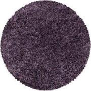 Tapijtenloods Monaco Soft Rond Shaggy Hoogpolig Vloerkleed Lila / Paar...
