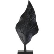 D - Light & Living - Ornament LEAF - 14.5x8x50cm - Zwart
