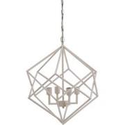Light & Living - hanglamp - Drizella - wit - metaal - grote eettafella...