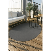 Brussels Uni Buitenkleed – Ovaal - Effen Indoor & Outdoor Vloerkleed –...