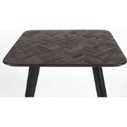 Housecraft Living Webster Bistro Eettafel Hout 70x70 cm Bruin