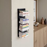 Hangend Boekenrek 'Stella' kleur zwart