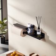 Keukenrolhouder 'Skye' M, kleur zwart