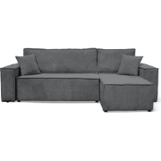 Slaapbank met 3 zitplaatsen en omkeerbare chaise longue L244 cm - ANNA
