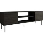 Meubella TV-Meubel Cordoba - Zwart - 180 cm