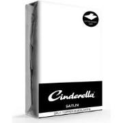 Cinderella Splittopper Hoeslaken Satijn White-180 x 200 cm