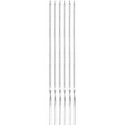 Krumble Barbecue spiezen - 6 delig - RVS - Zilver