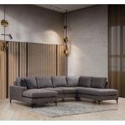 U Hoekbank Rechts Porto Antraciet