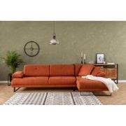 Hoekbank Rechts Mustang Orange 274 cm