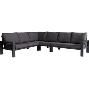 Benton Hoek Loungebank - Antraciet Buitengewoon de Boet