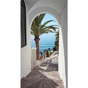 Tuindoek deur steeg sardinie 170x90cm