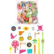 100 Stuks - MEGA XXL Mix Feestpakket - Uitdeelcadeautjes - Grabbelton ...