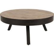Housecraft Living Suri Salontafel Rond Hout Teak 70 cm Bruin