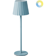 Beliani POMBEIRO - Tafellamp-Blauw-Aluminium