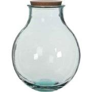 Mica Decorations Olly Vaas - H38 x Ø29 cm - Glas - Set van 2