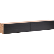 Beliani GLADSTONE - TV-kast-Zwart-Vezelplaat