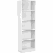 Beliani WINNIPEG - Boekenkast-Wit-Vezelplaat