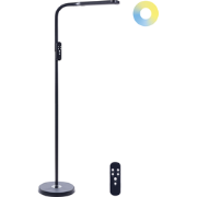 Beliani ARIES - Staande lamp-Zwart-Synthetisch materiaal