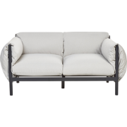 Beliani ESPERIA - Tuinsofa-Grijs-Aluminium