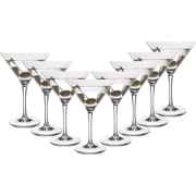 OTIX Martini Glazen Transparant 8 Stuks 300 ml Cocktail Set - TINI