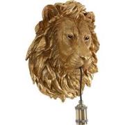 Light & Living - wandlamp - Lion - brons - kunststof - dierenlamp - E2...