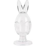 Clayre & Eef Glazen potje Ei Ø 9x22 cm Transparant Glas
