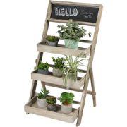 HIXA Plantenrek - Plantentafeltje - voor Binnen en Buiten - 3 laags - ...