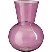 Mica Decorations Vaas Fancy - 29x29x40 cm - Glas - Paars