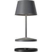 Villeroy & Boch| Tafellamp SEOUL RC | Antraciet | oplaadbare tafellamp...