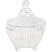 Clayre & Eef Glazen potje  Ø 9x12 cm Glas Rond Potje