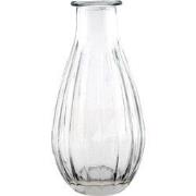 Clayre & Eef Vaas  Ø 7x14 cm Glas Glazen Vaas