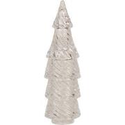 Clayre & Eef Glazen potje Kerstbomen Ø 7x24 cm Transparant Glas Voorra...