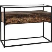 Sidetable met lades Echo - glas - 120x40x80